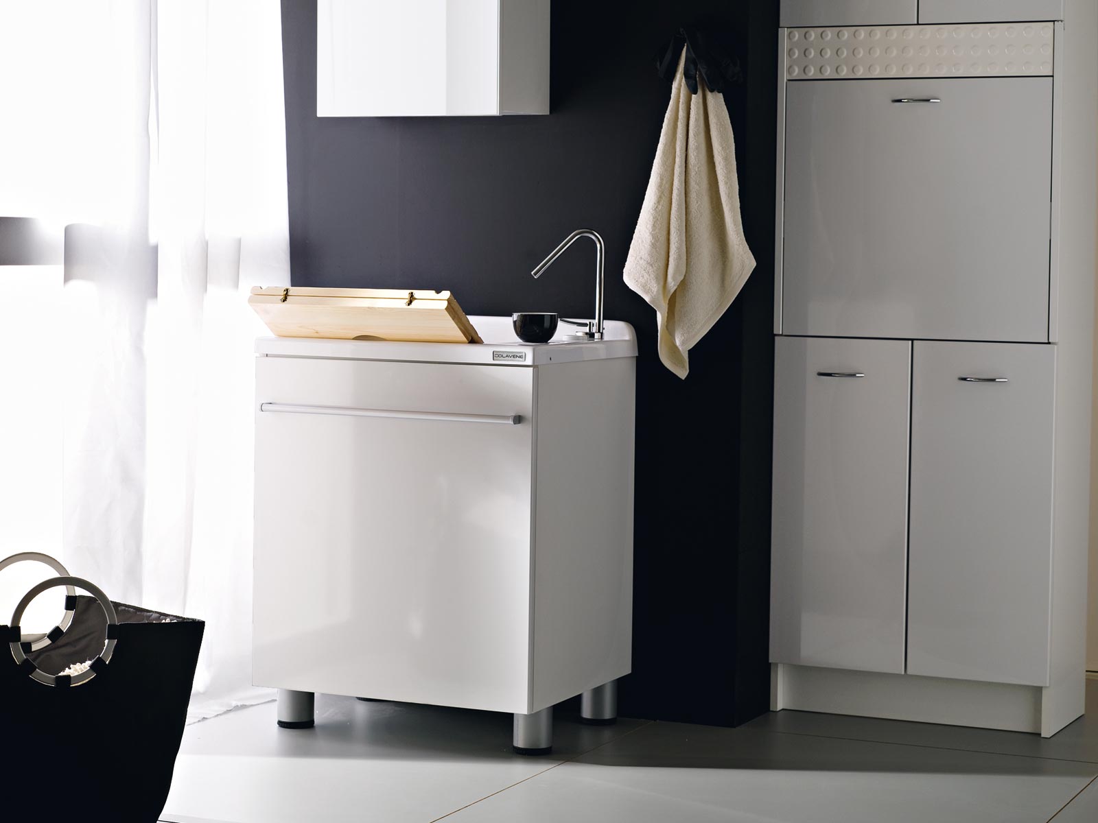 Idee bagno stretto lungo : idee arredo bagno stretto e lungo. idee ... Lavanderia decorazione Simples