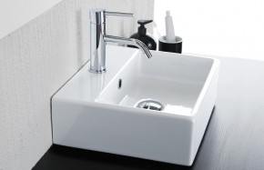 Lavabo da appoggio monocomando Box