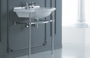 Lavabo Leonardo con struttura serie Paolina