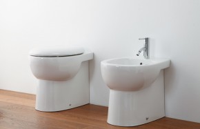 Vaso e Bidet a terra serie Touch 1